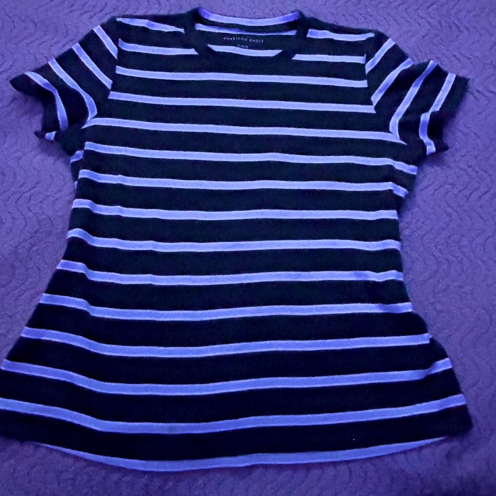 Striped American Eagle T shirt.